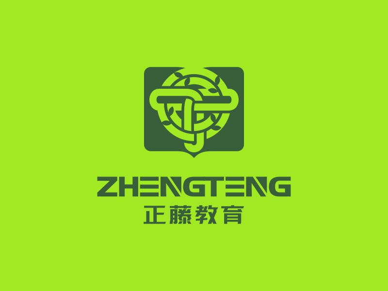 何嘉健的正藤教育logo设计