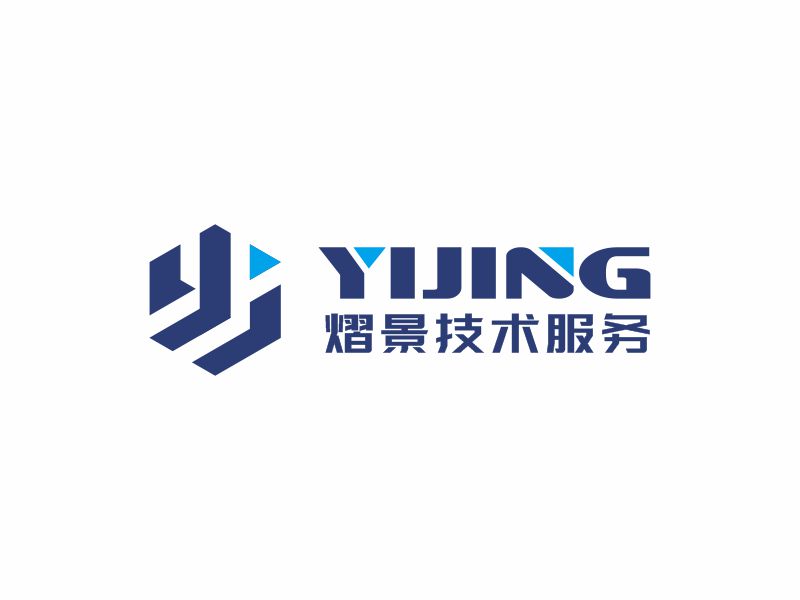 何嘉健的熠景，熠景技术服务logo设计