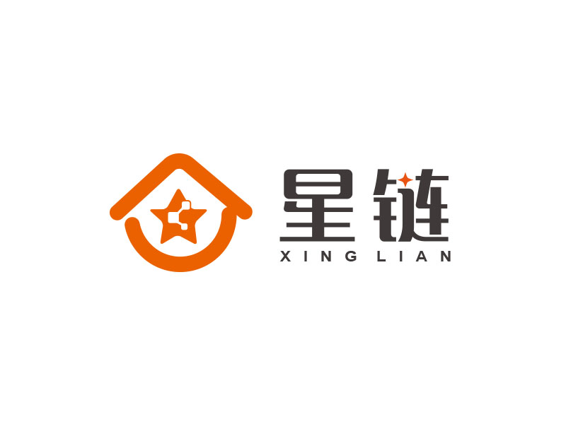 深圳市星链房地产经纪有限公司logo设计