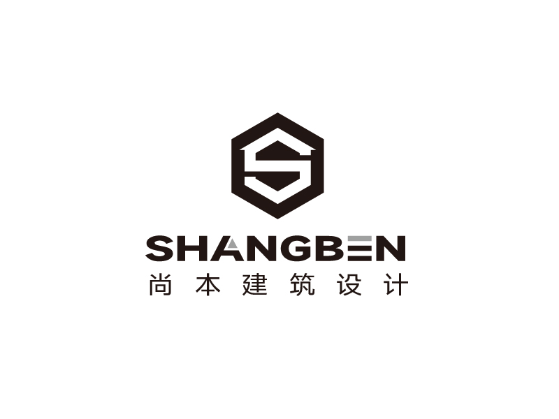 张俊的尚本建筑设计logo设计