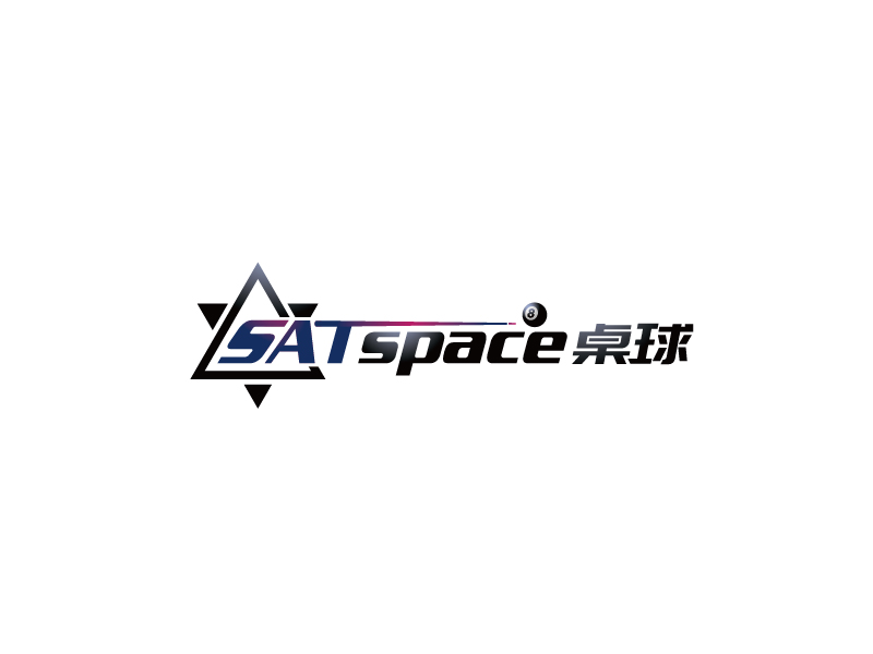 张俊的SAT  space  桌球logo设计