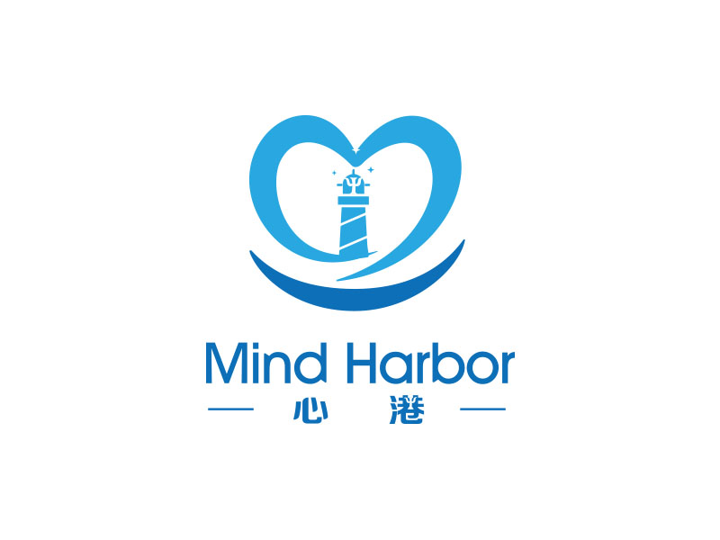 朱红娟的心港 Mind Harborlogo设计