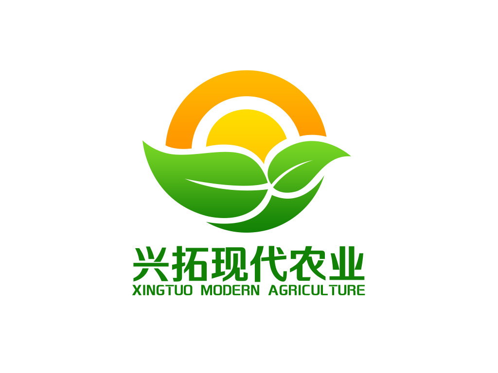 兴拓现代农业LOGO设计 - LOGO123